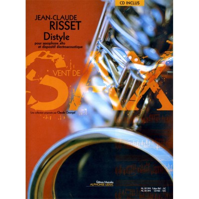 Risset - Distyle - Saxophone Alto et Dispositif Electroacoustique + CD