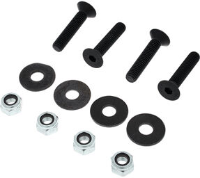 Quad Base Plate Screw Set BK