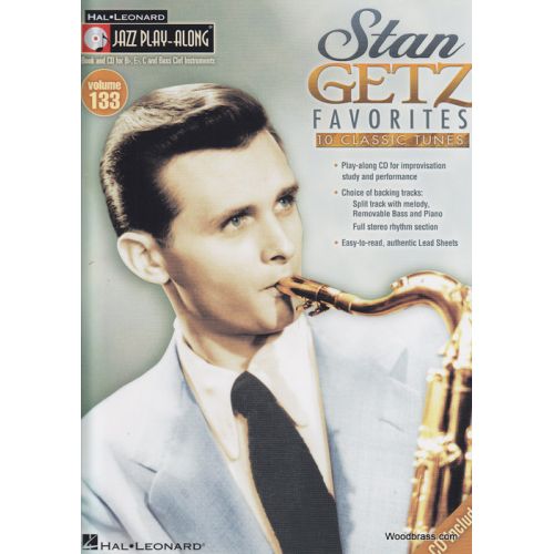 JAZZ PLAY ALONG VOL.133 STAN GETZ BB, EB, C INST.CD