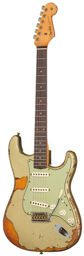 60 Strat GSoBB SuperRelic MBDB Gold Sparkle over Brownburst