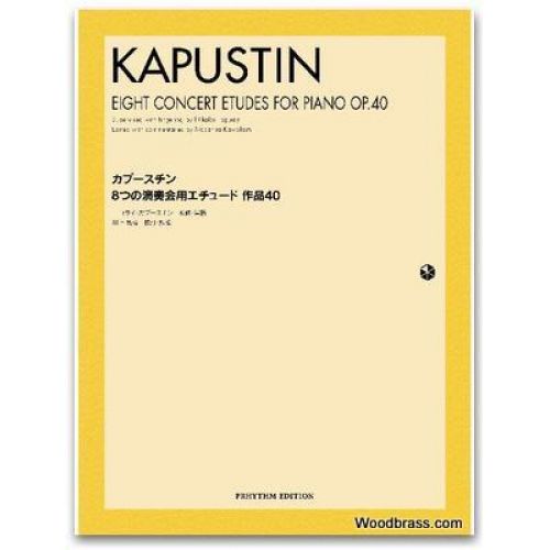 8 Concert Etudes Opus 40 - Piano