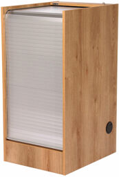 Studio L-Rack 17U Media oak