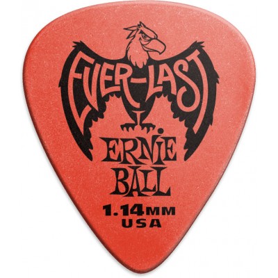 Médiators Everlast Sachet de 12 Rouge 1,14Mm