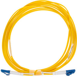 LWL cable OS2 5m LC Duplex Jaune
