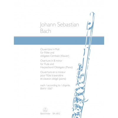 J.S. - Ouverture, Suite Pour Ochestre En Si Mineur Bwv 1067 - Flute, Clavecin/Piano