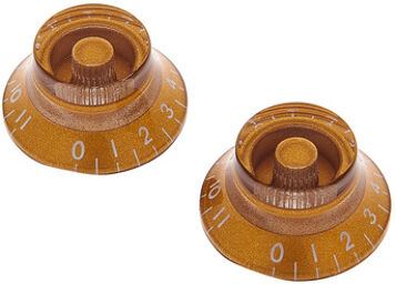 Bell Knobs to 11 Gold Or