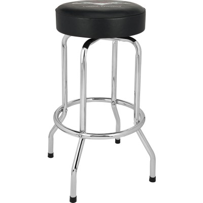 Chevron Logo Barstool Black-chrome 30