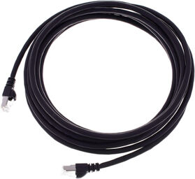 CAT6A Patchkabel 5m, sw noir
