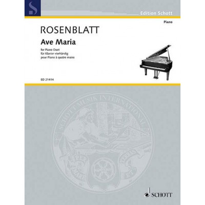 Rosenblatt - Ave Maria - Piano (4 Hets)