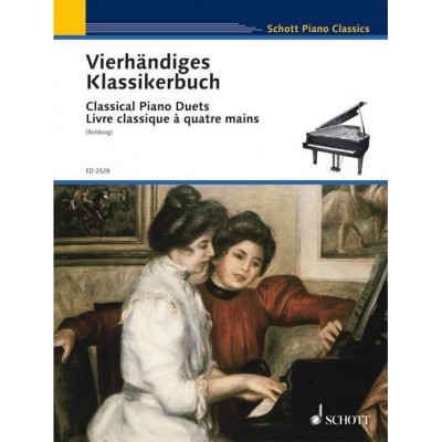 Livre Classique À Quatre Mains - Piano (4 Hets)