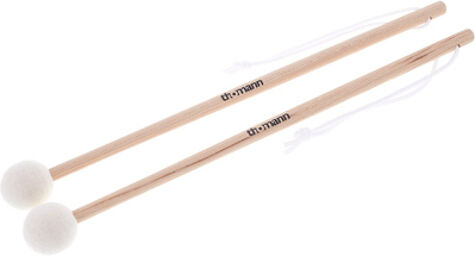 Field Drum Mallet 35mm white Blanc