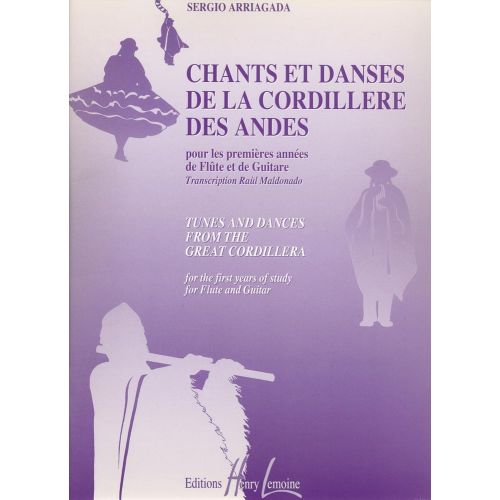Arriagada/maldonado - Chants/danses Cordillère FL/GT - Flûte et Guitare