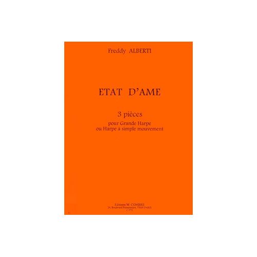 Alberti - Etat D'âme (3 Pièces) - Grande Harpe Ou Harpe À Simple Mouvement