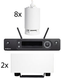 8x Omni Track 2x Sub Wh Bundle blanc