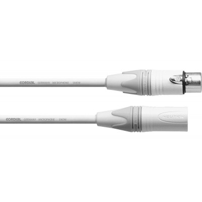 Câble Micro XLR 5 M Blanc