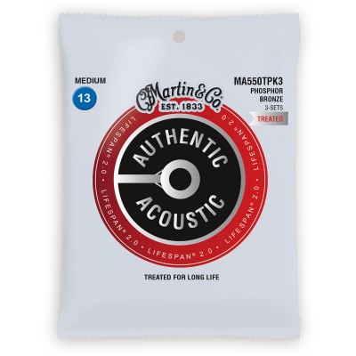 MA550TPK3 Authentic PB LT Medium 13-56 Pack de 3
