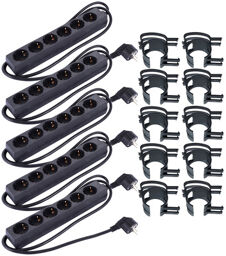 Snap black 10 pcs Bundle 6-way Noir