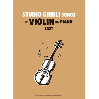 Studio Ghibli Songs For Violin & Piano - Easy