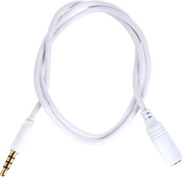 Slim Line 4 Pin Jack 0,5m WE blanc