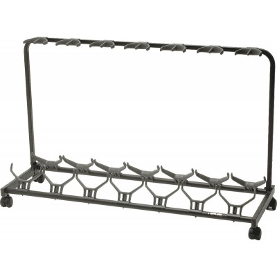 GS/471 Stand pour 7 Guitares avec Roulettes
