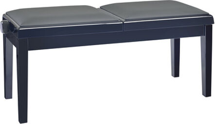 13949 Double-seat Piano Bench black glossy finish