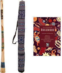 Didgeridoo Teak 150cm Set