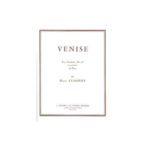 Classens - Venise - Saxophone et Piano