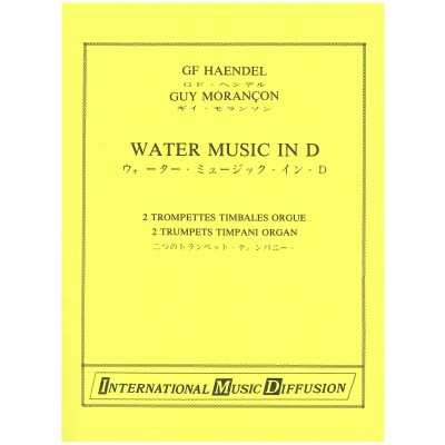 Imd Eges Haendel - Water Music - 2 Trp, Timb, Orgue