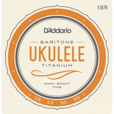 EJ87b Titanium Ukulélé Strings Baritone