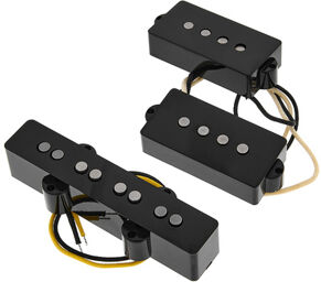 PJ-Bass DC Noiseless 4S Set BK Black