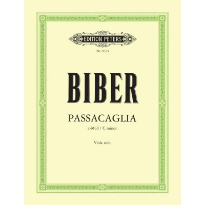 Biber H.i.f. - Passacaglia C-moll - Viola Solo