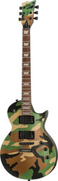 LTD EC-1000 WCS Woodland Camo Satin