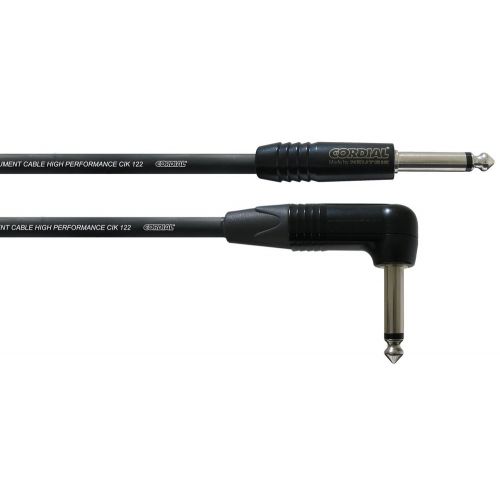 Cable Guitare Jack Droit /Coudé 6 M