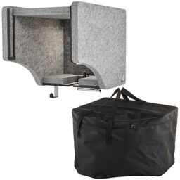 Vocal Head Booth Bag Bundle Noir