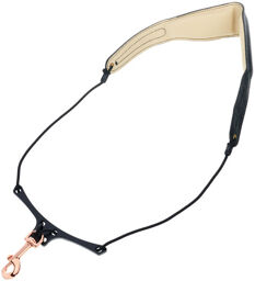 Saxophone Strap Leather M Noir