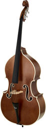 Two Tone BRV Double Bass 3/4 Marron foncé mat