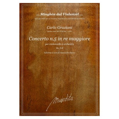 Graziani C. - Cello Concerto N°5 In D Major - Conducteur & Parties