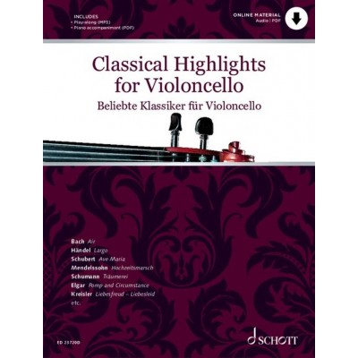 Classical Highlights For Violoncello