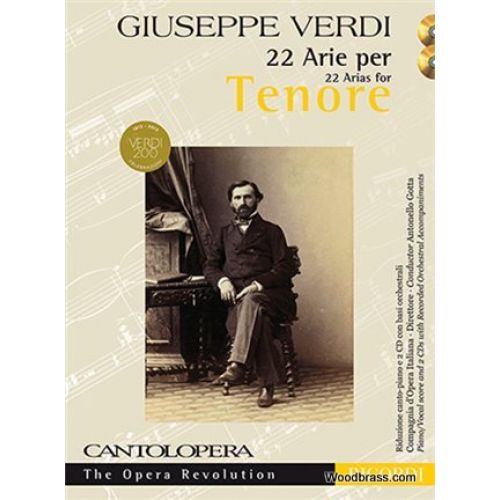 CANTOLOPERA - VERDI G. - 22 ARIAS FOR TENOR + CD