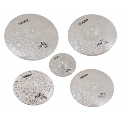 Set 5 Cymbales Silencieuces Mute 14