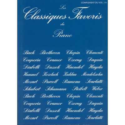 Classiques Favoris Vol.1a Com - Piano