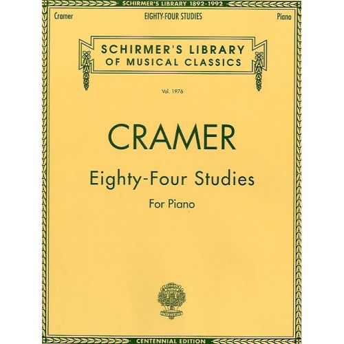 Johann Cramer 84 Studies- Piano Solo