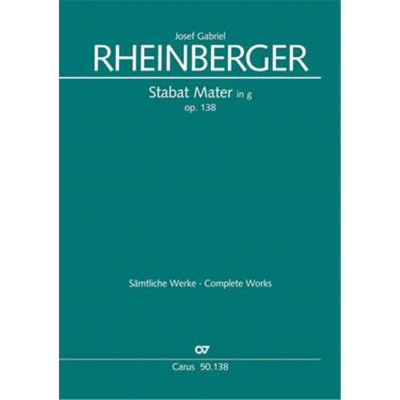 Rheinberger J.G. - Stabat Mater Op.138 - Partie De Choeur