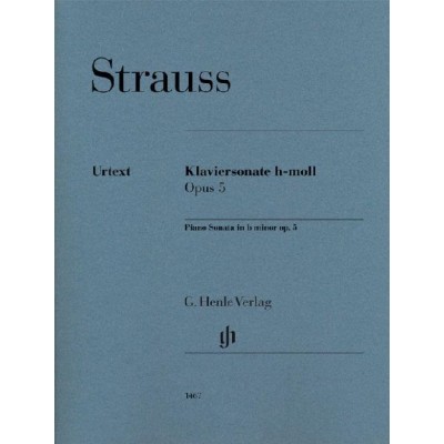 RICHARD STRAUSS - PIANO SONATA IN B MINOR OP. 5 - PIANO
