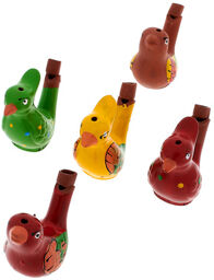 Ceramic Chirping Birds Colored
