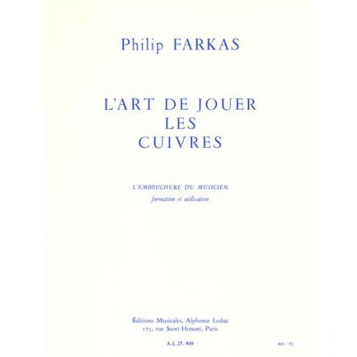 Farkas - L'art De Jouer Les Cuivres