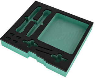 Inlay 2/2 Shure QLXD/ULXD Noir