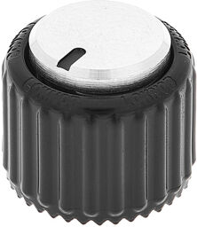 LokNob Large Black/Silver Noir