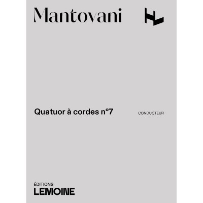 Mantovani Bruno - Quatuor A Cordes N°7