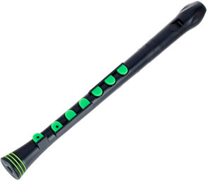 Recorder+ German black-green Noir